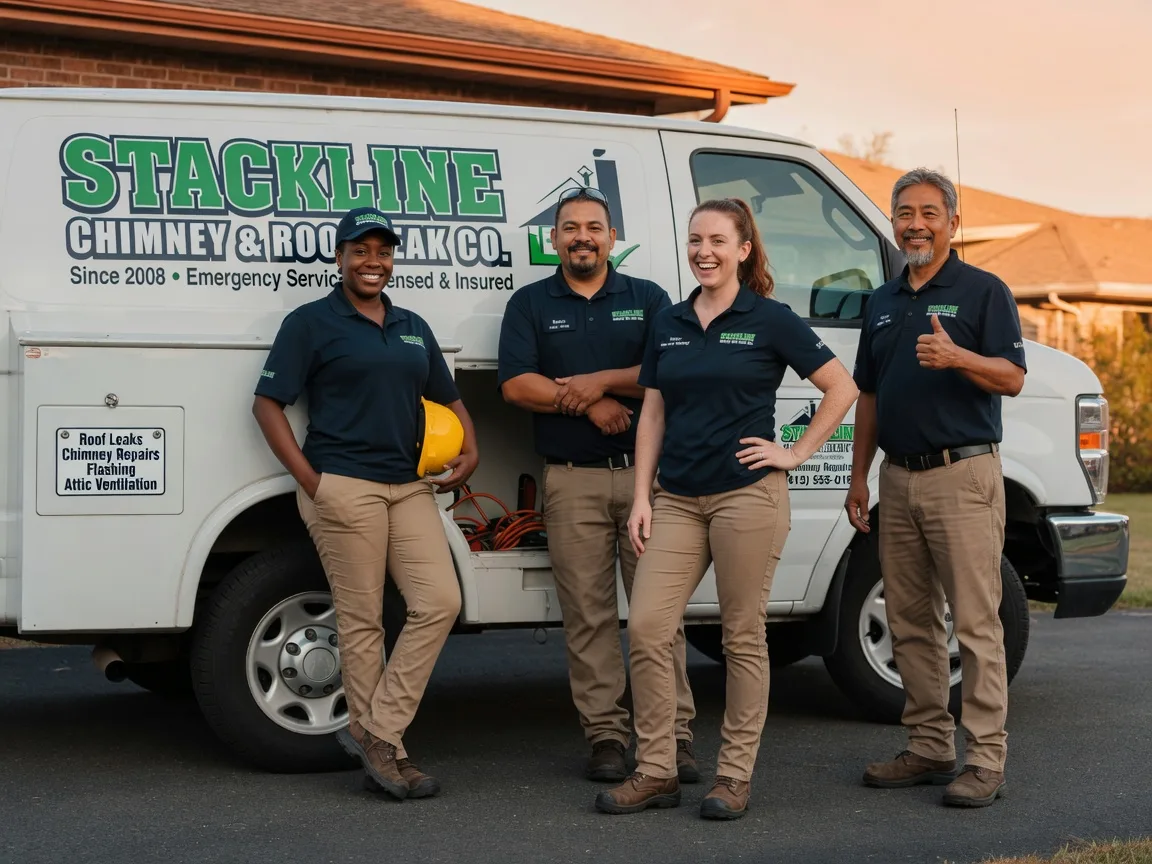 Chimney flashing repair company in Lane, SD